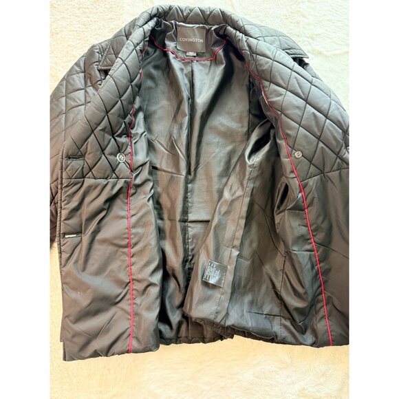 Covington Women's Black Hooded Jacket Size L - Picture 3 of 5